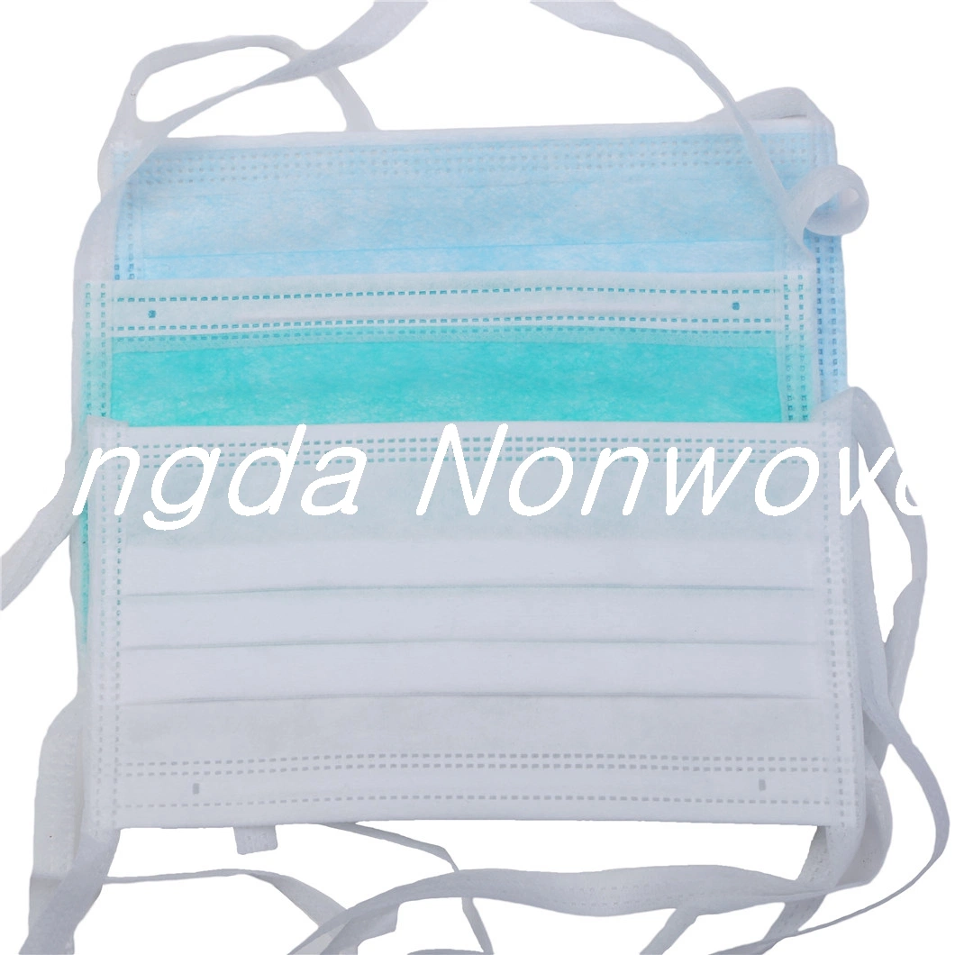 Disposable Medical Supplies 50PCS Tie on Disposable Medical Face Mask for Surgical Use Type Iir Standard