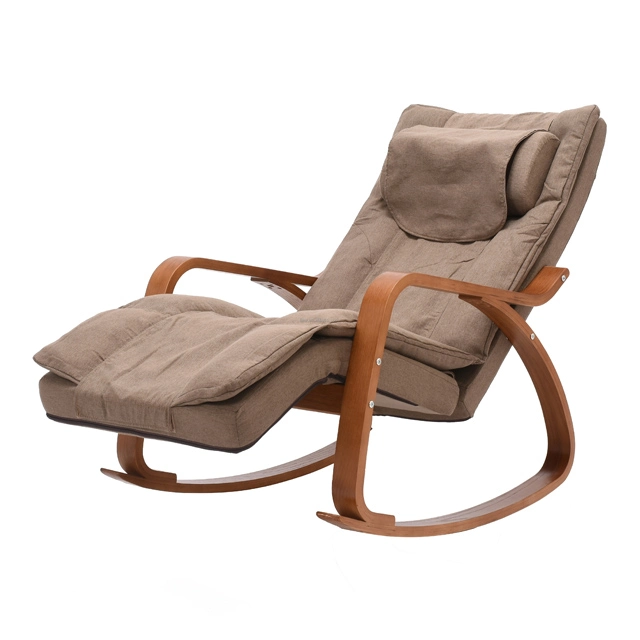 Hot Sales European Style Wooden Solid Wood Rocking Chair Rocking Sofa Chair for Living Room