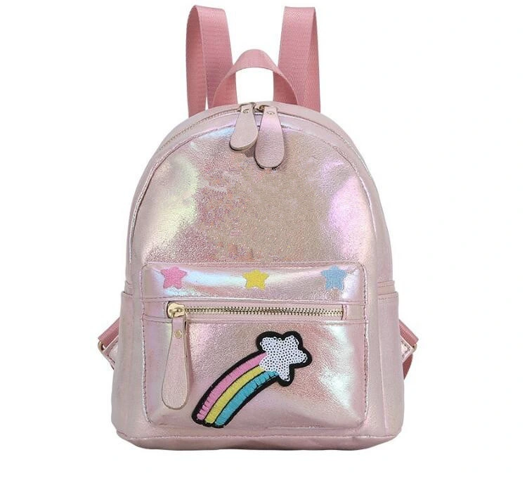 Wholesale/Supplier New Arrival Fashion Girl Cartoon PU Leather Backpack Student School Bag