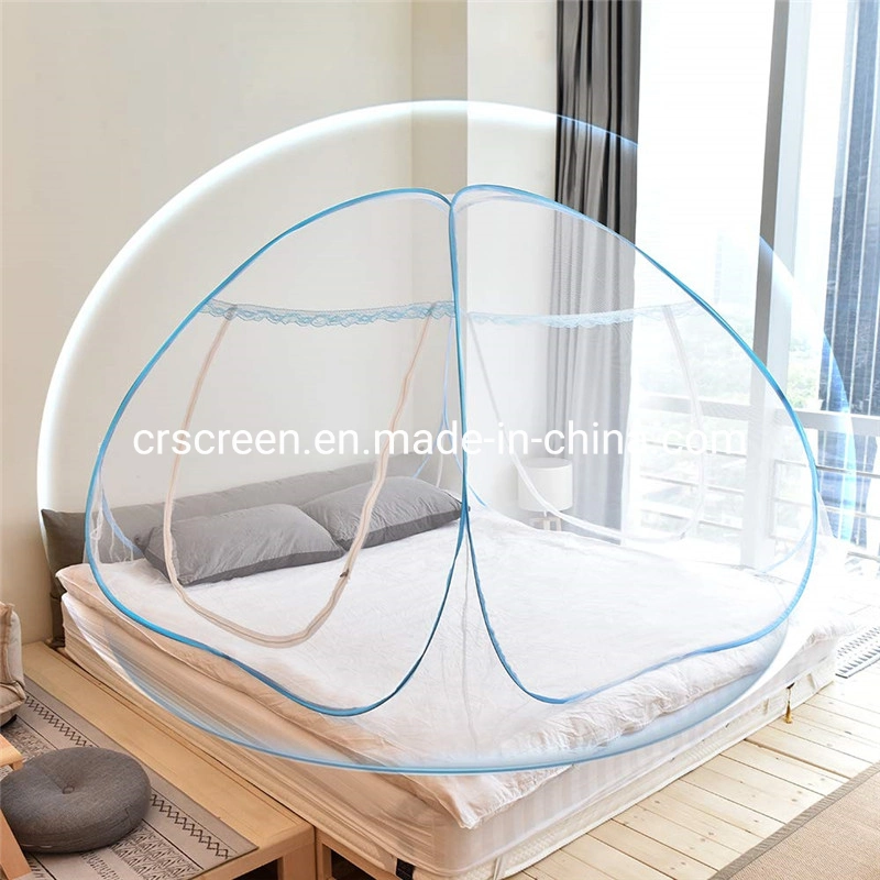 100% Polyester Folding Design Double Bed Pop up Mosquito Net for Babies