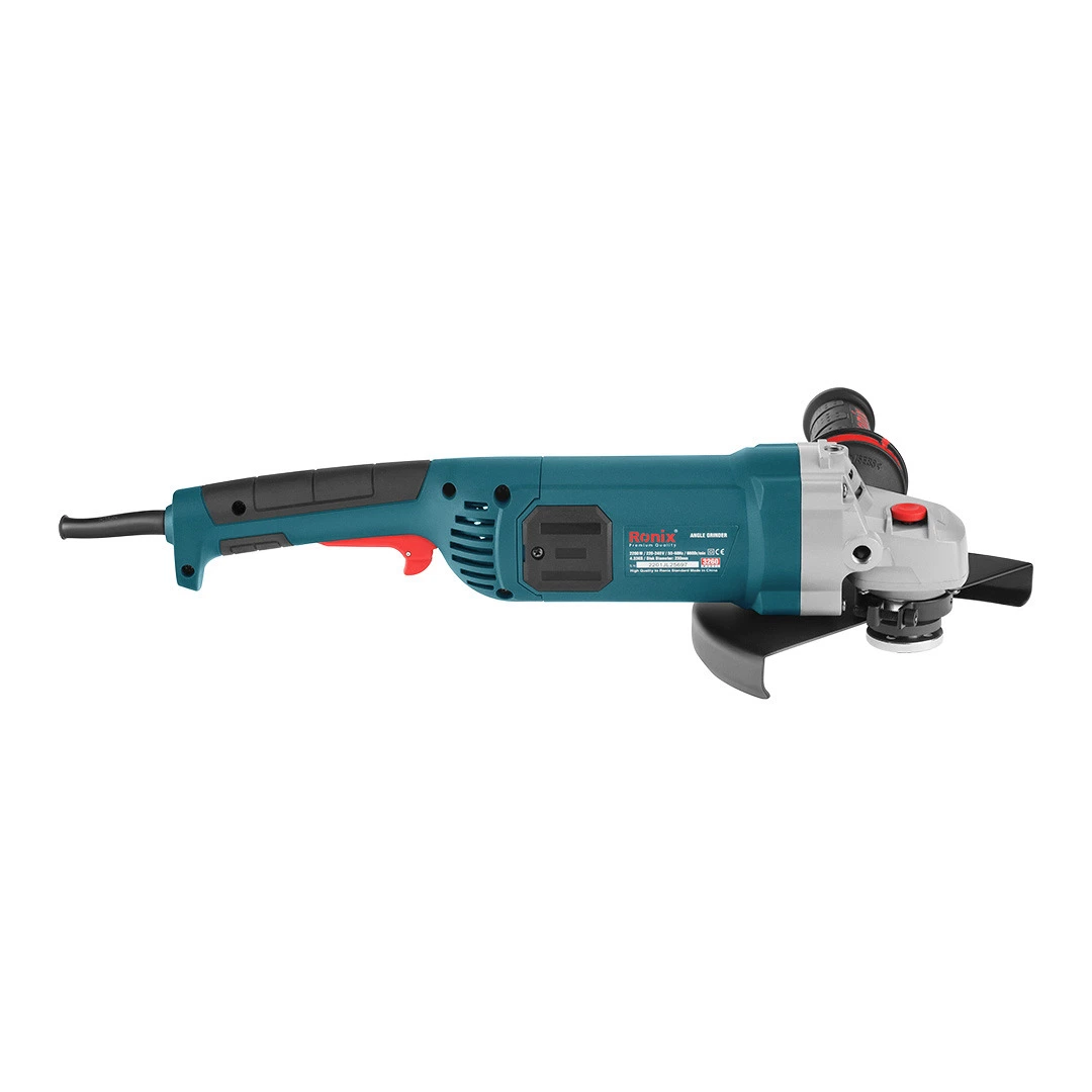 Ronix 3260 Angle Grinder 230mm 2200W 6600rpm Hot Sale Power Tools Wood Steel Metal Cutting Machine