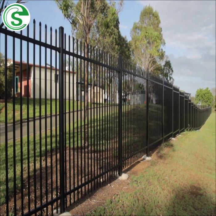 Steel Square Tube Design Galvanized Zinc Garrison Metal Fencing