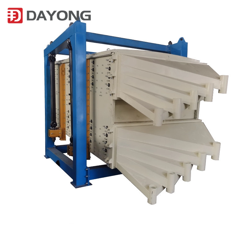 Potash Feldspar Vibrate Sifting Separator Mica Powder Granules Square Gyratory Sifter