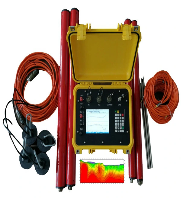 HMT Amt Mt IP Equipamento Geofísico instrumento Magnetotelúrico Equipamento de estudo electromagnético para óleo mineral, exploração de gás,