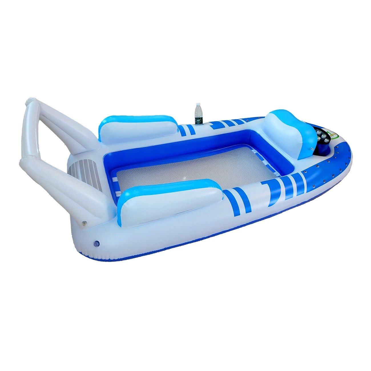 Extérieur Inflatable adulte de natation salon porte-boisson jouets de jeu piscine Flotteur du bateau