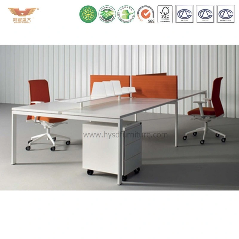 Neuer Schreibtisch für Büro-Holzarbeitsplatz für 4 Personen