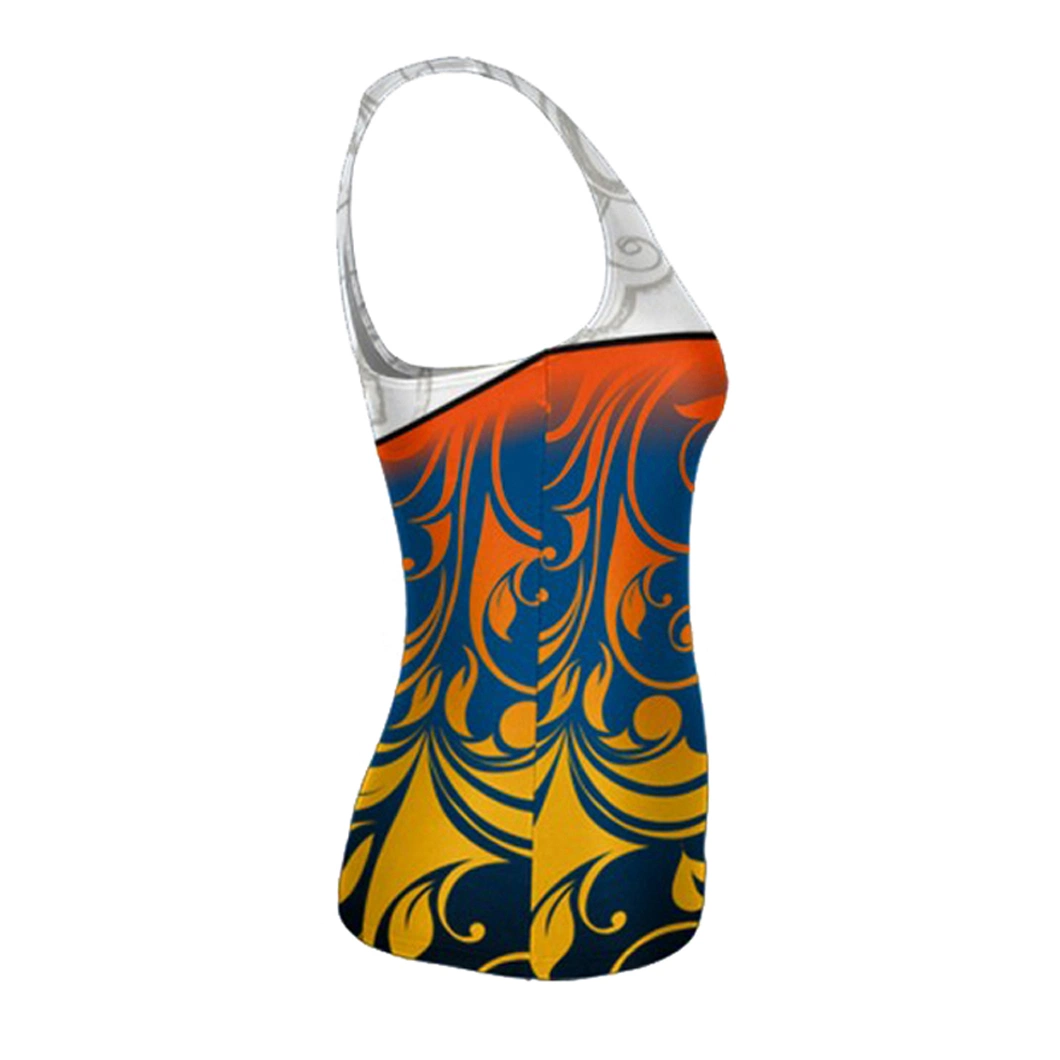 Hot Sell Cheyleading uniforme Sublimation pratique Sport Tank Gym Vest