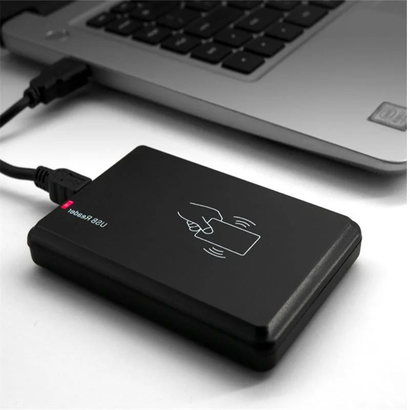 IC-USB интерфейс устройства чтения карт бесплатно Supermarket Членство карты Reader IC Проведите пальцем по карте