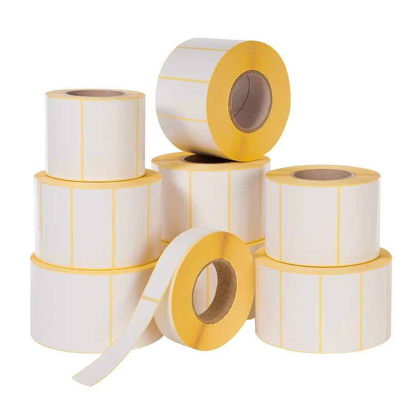 Customized A6 Blank Waterproof Label Roll and 4X6 Thermal Label Sticker for Printer Labels