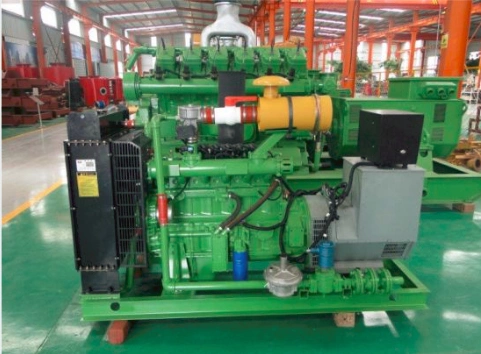 Rated Power 500kw Biogas Generator with Circulating Water Cooling