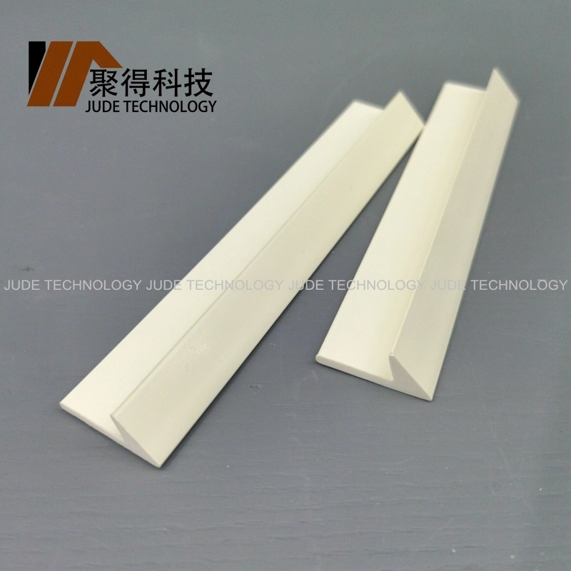 White Colour Yellow Customized PVC Plastic Chamfer Foam Fillet