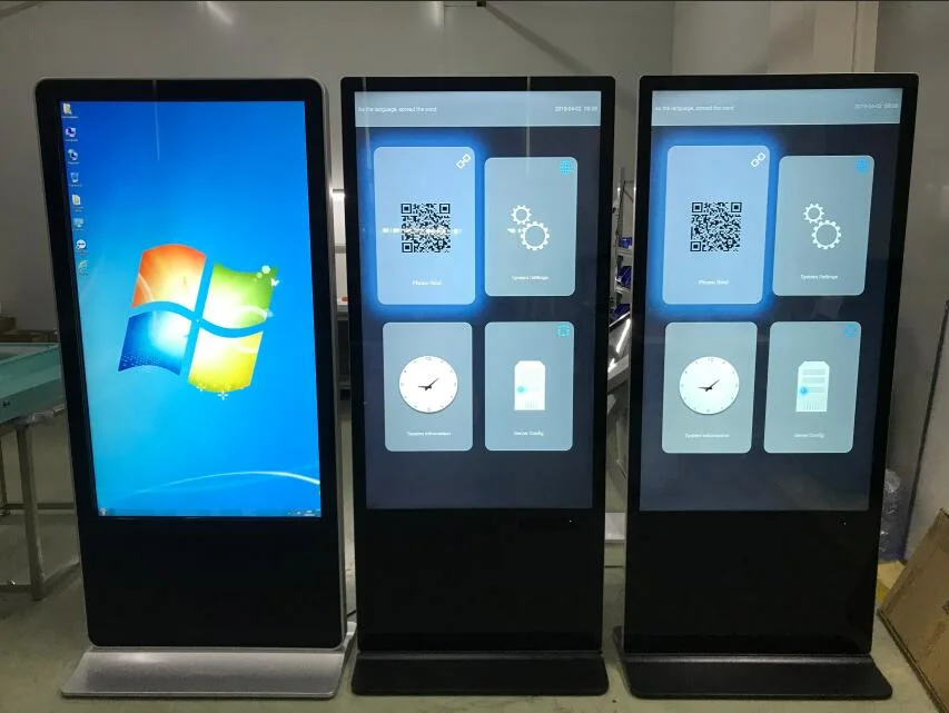 Floor Stand WiFi LCD Touch Screen Digital Signage Advertising Player