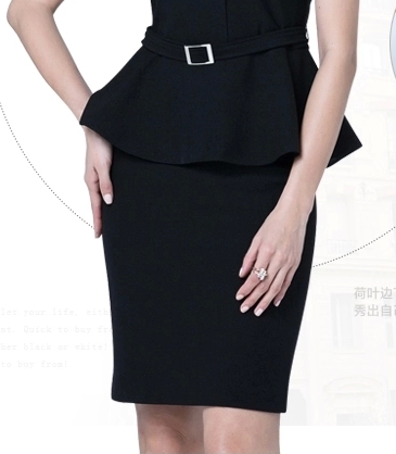 Top-Quality Elegant Slim Fit Ladies Summer Office Business Uniform Suit (2010-D2&B18&13)