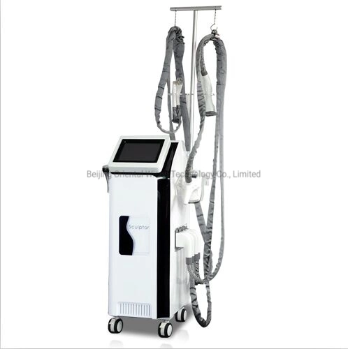 Vacuum Roller RF IR Therapy Massage Machine 5 Handles Cellulite Removal Lymphatic Treatment Machine