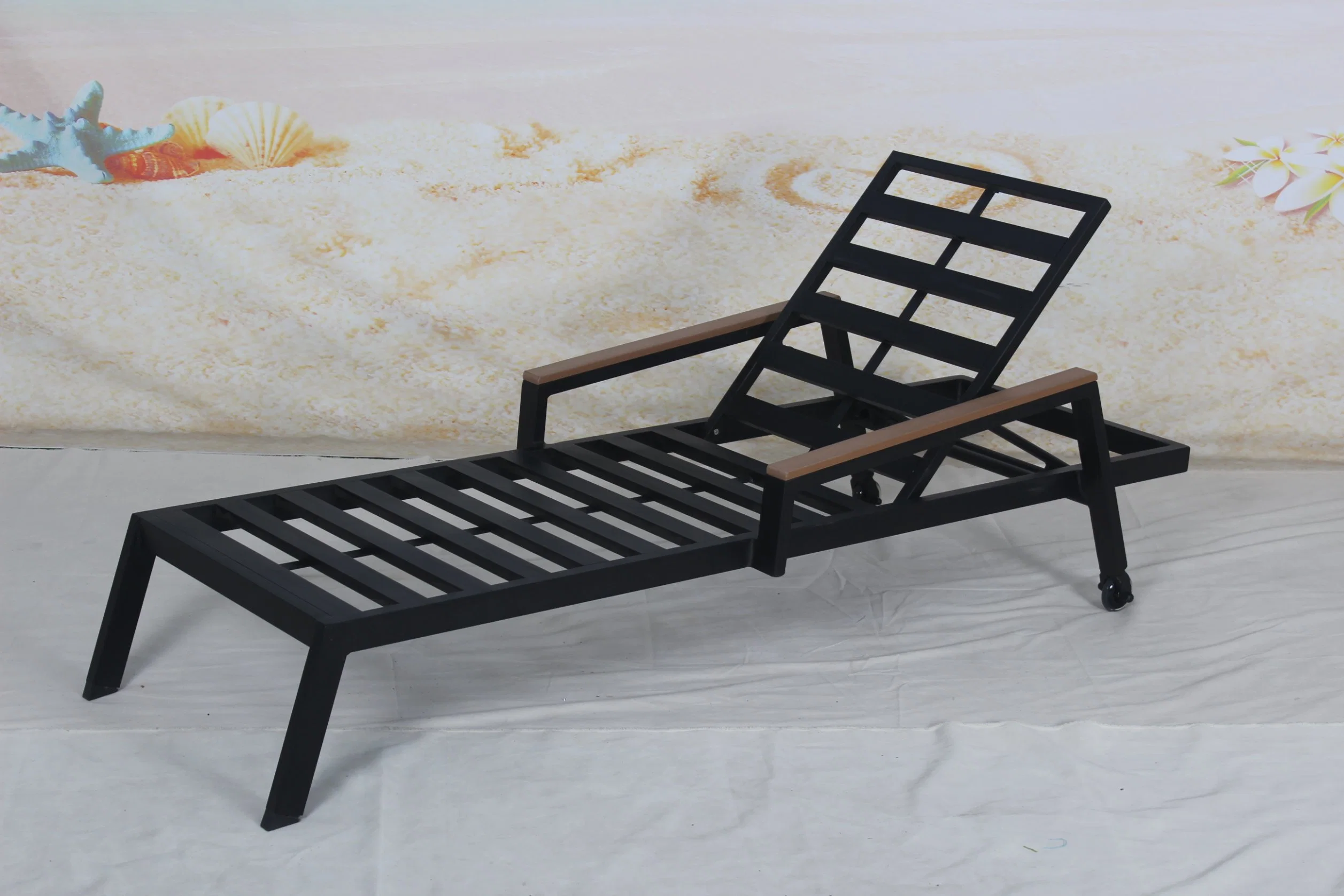 Wholesale/Supplier Aluminium Frame Leisure Beach Chaise Outdoor Sun Lounger Furniture