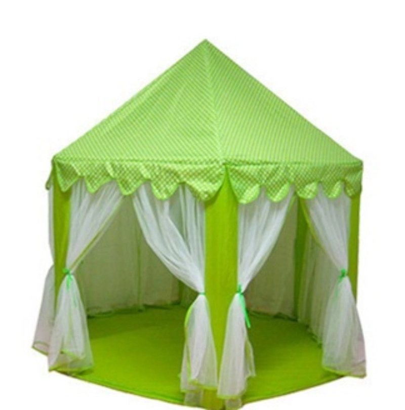 Kiddie Princess Castle Mesh Tent Collapsible Children Tent Pop up Hexagon Game Room Esg16361