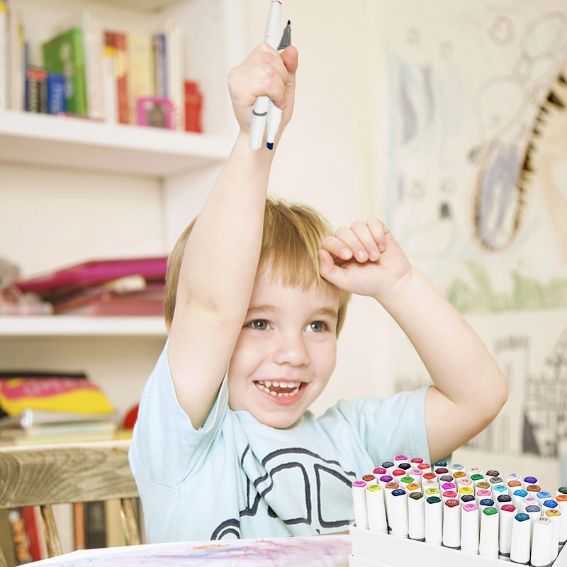 Markieren Zeichnung Skizzen Werkzeuge Feine Kugel &amp; Meißel Spitze Permanente Marker Stifte für Erwachsene Kinder Markieren Zeichnung Skizzen