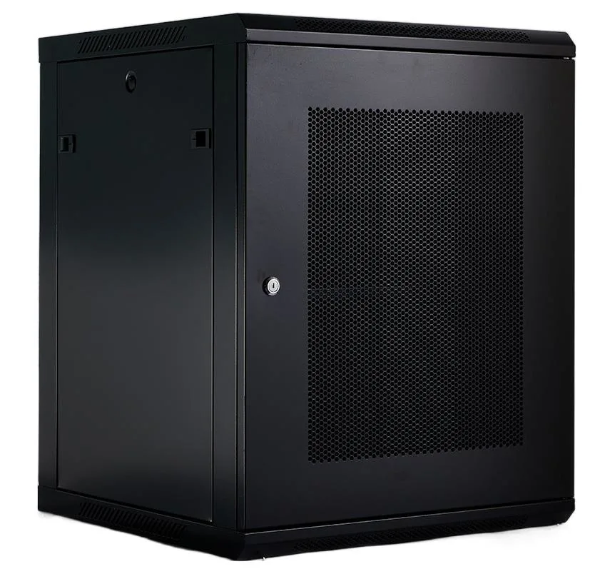 Server Rack Standard 19 Inch Mount Rack Network Cabinet with Steel Mesh Door