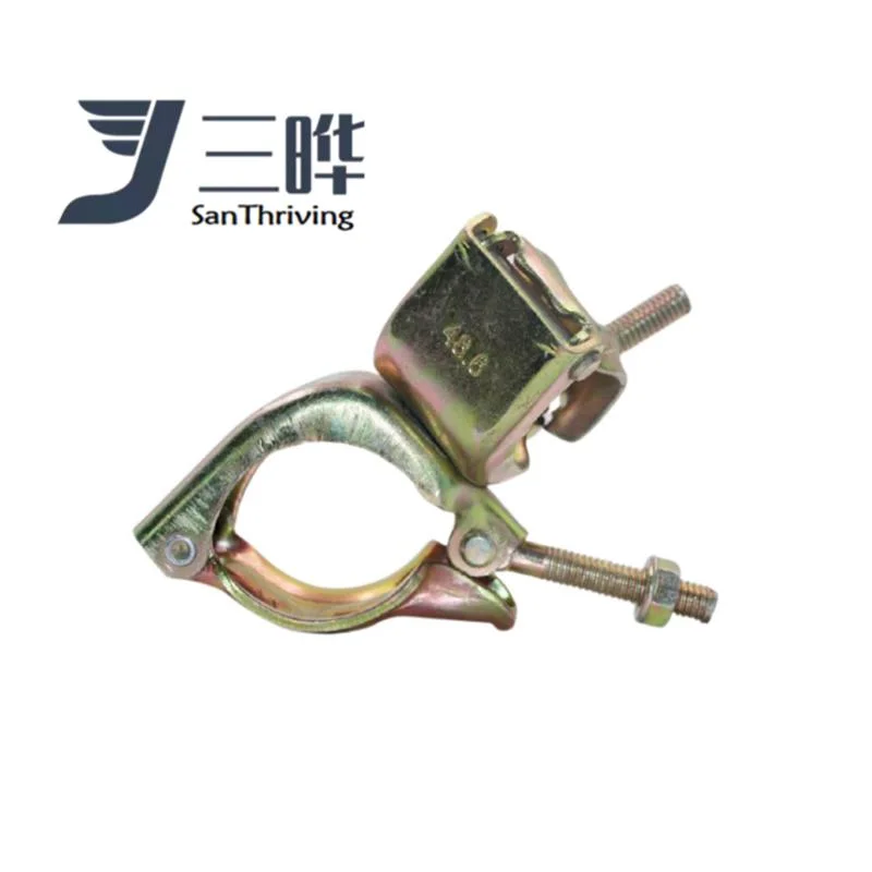 Galvanized Swivel Scaffolding Clamp Scaffolding Caster Wheel with Brake Rubber and Iron Core