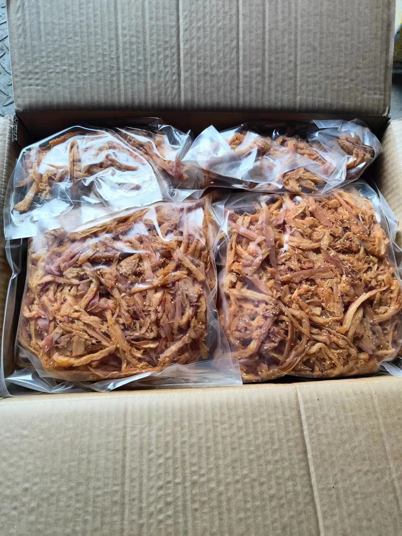 Shredded Squid/Shredded Calamari/ Dried Squid/Calamar/Calmar/Pota/Dried Seafood/