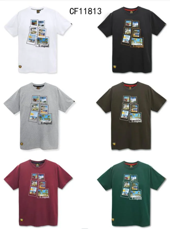 Custom Men Cheap Cotton/Polyester Advertising Promotional Printing T Shirt