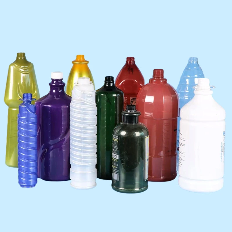 عبوة تعبئة بلاستيكية HDPE PET زجاجة بلاستيكية مع غطاء بلاستيكي
