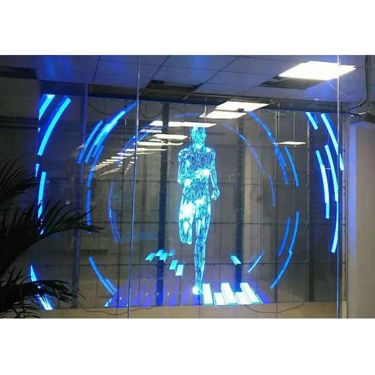 Fast Delivery Indoor and Semi Outdoor Transparent LED Display Screen