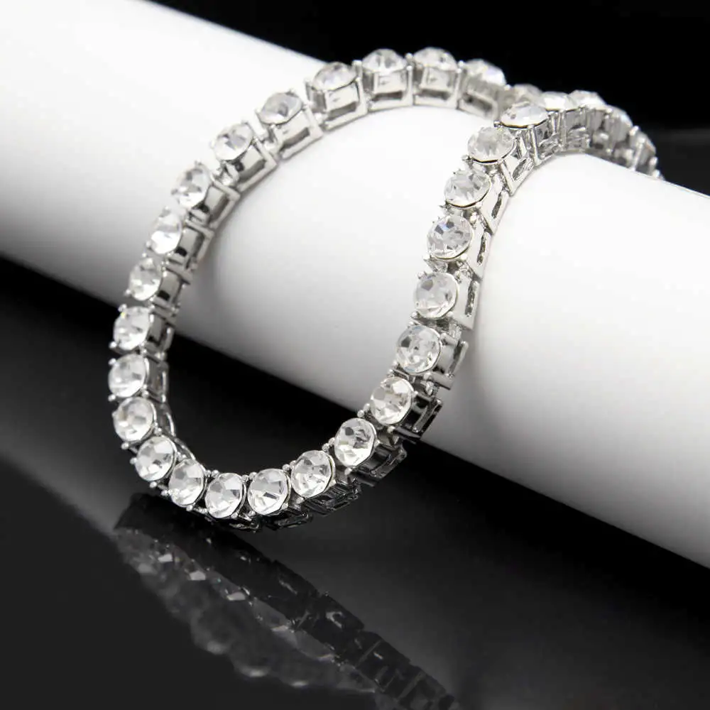 3mm 4mm 5mm bestanden Diamond Test VVS Moissanite Tennis Link