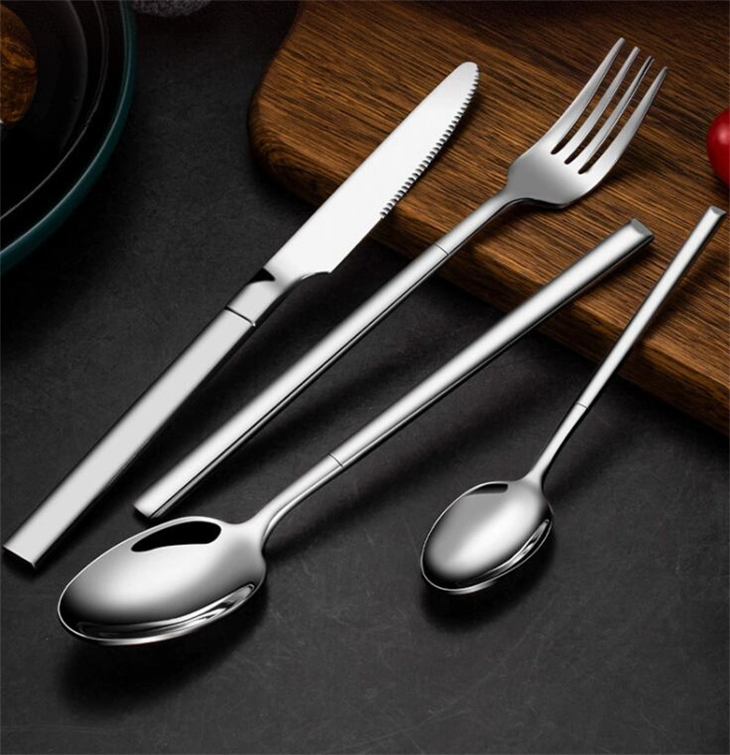 Wholesale/Supplier 304 Stainless Steel Classic Cutlery Portable Knife Fork Spoon Four Piece Set