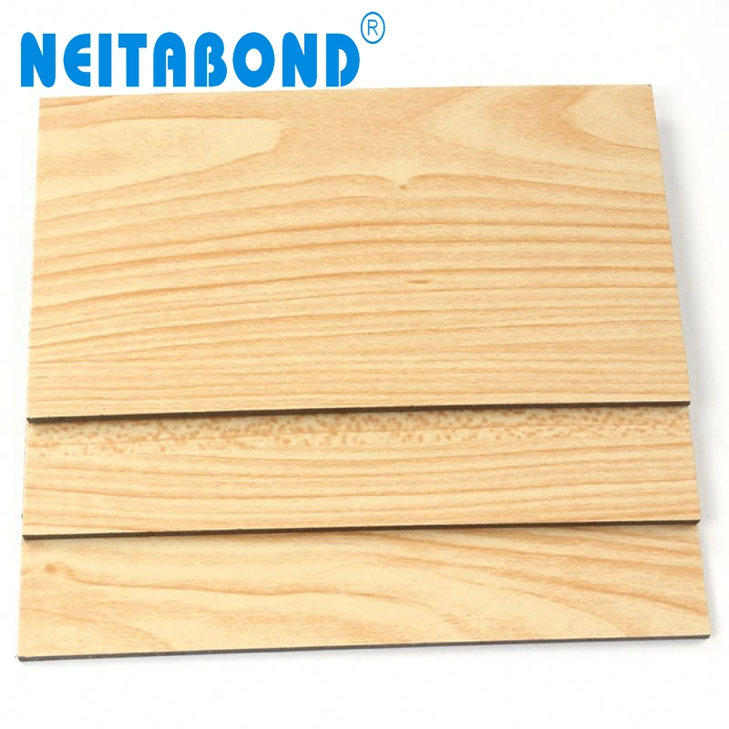 Popular 2mm 3mm Wood Aluminum Composite Sheet for Kitchen Cabinet