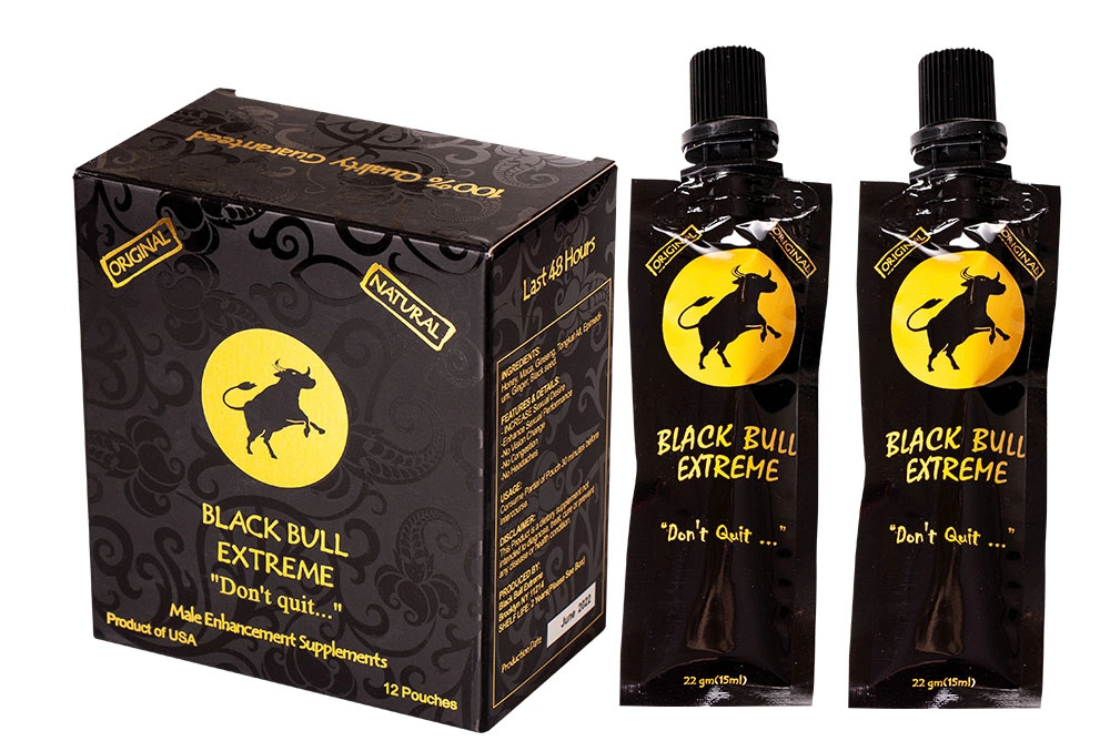 Wholesale/Supplier Black Bull Extreme Don't Quit Royal Honey VIP with Eastern Herbal 12 Pouches -22 Royal Honey