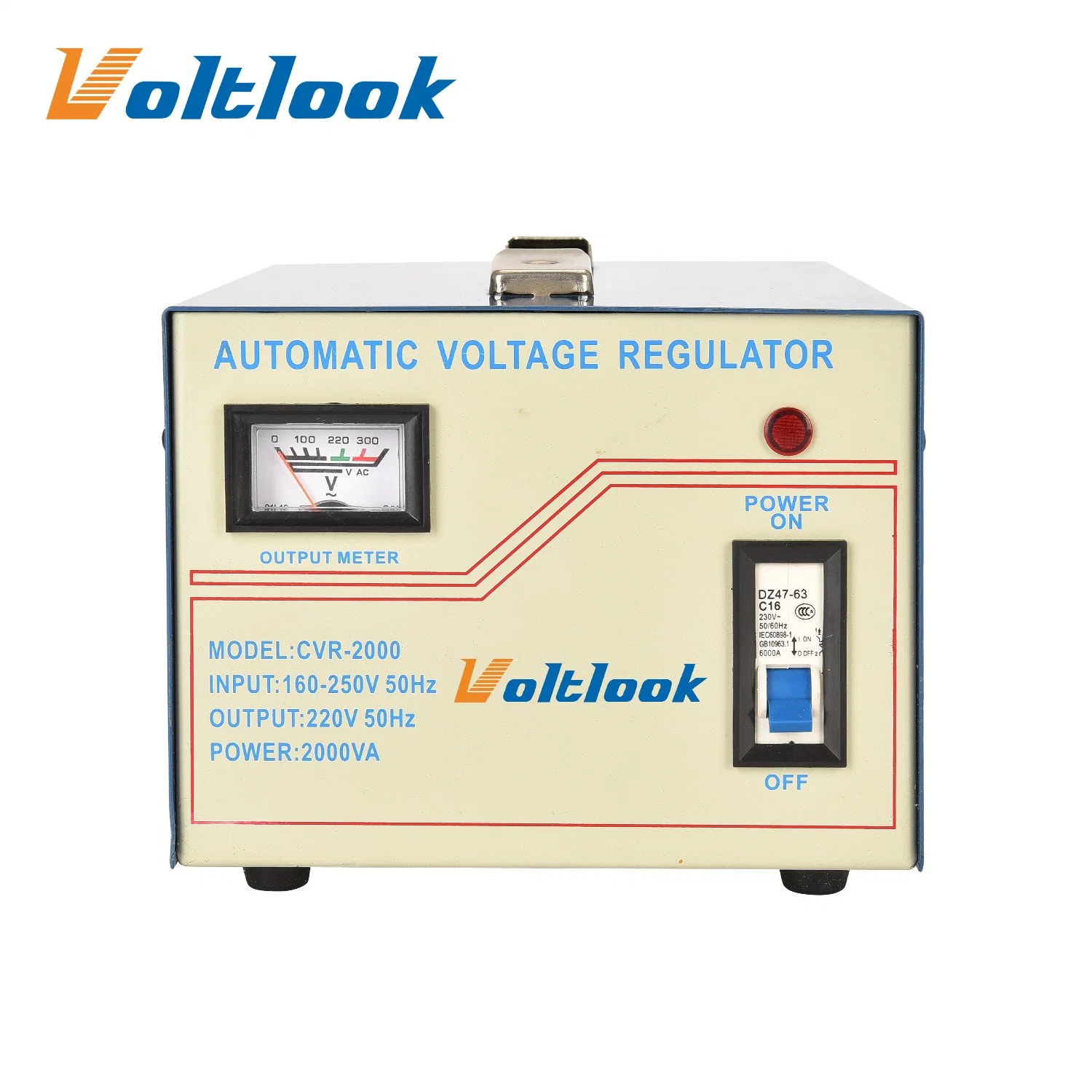 TV Fridge Home Use Relay Type Automatic Voltage Regulator Cvr 2000