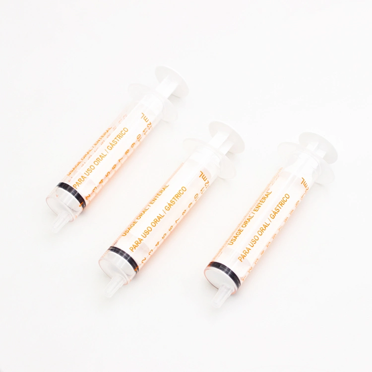 Medical Plastic Enfit Enteral Irrigation Oral Feeding Syringe 60ml