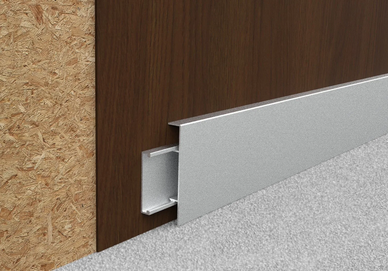 Beautrim Stainless Steel 0.8mm Skirting Board