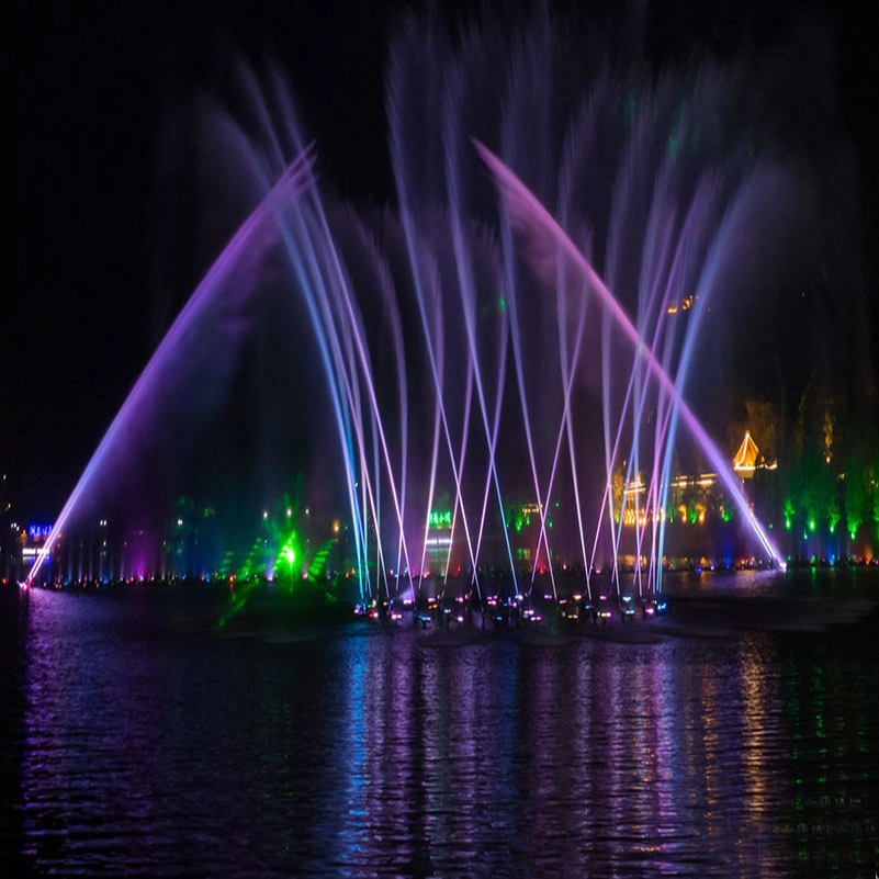 Original Design Dancing Water LED Lights Fountain Manufacturer Water Fountain, Water and Fire Spray Shock Show, Entertainment Amusement Place Fountain