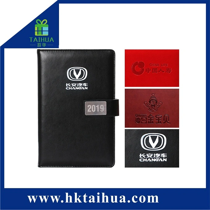 New Customized Gift Office Supply A5 PU Cover Notebook with Magnetic Snap