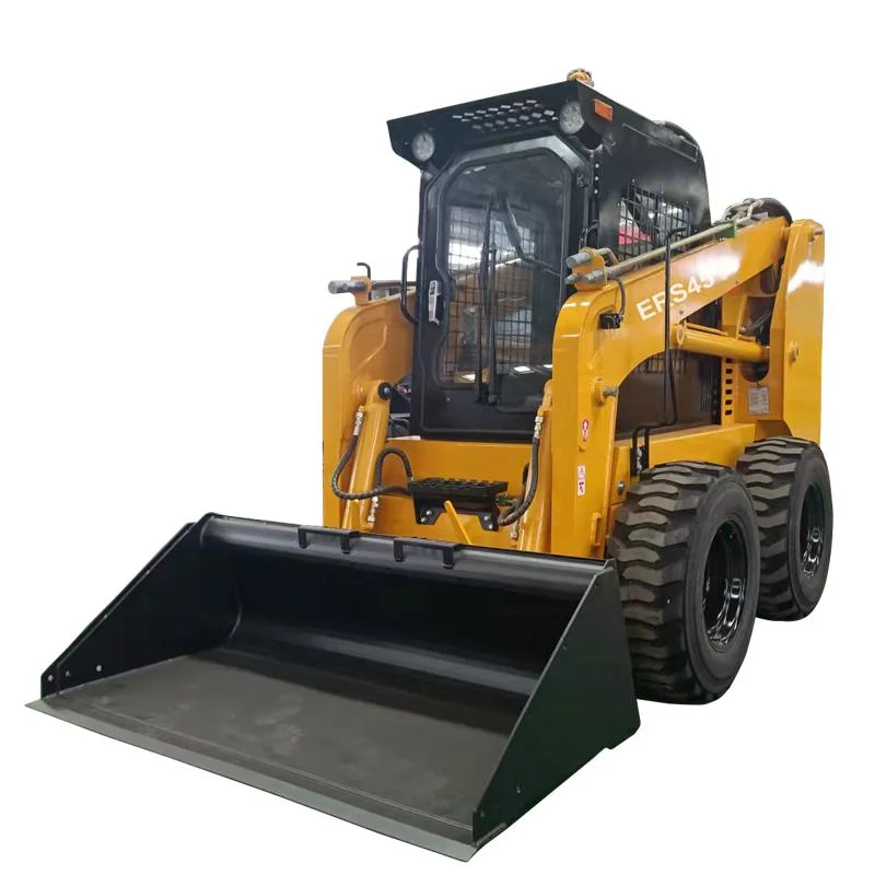 Everun Ers45 700kg CE EPA New Construction Machines Micro Mini Skid Steer Loader