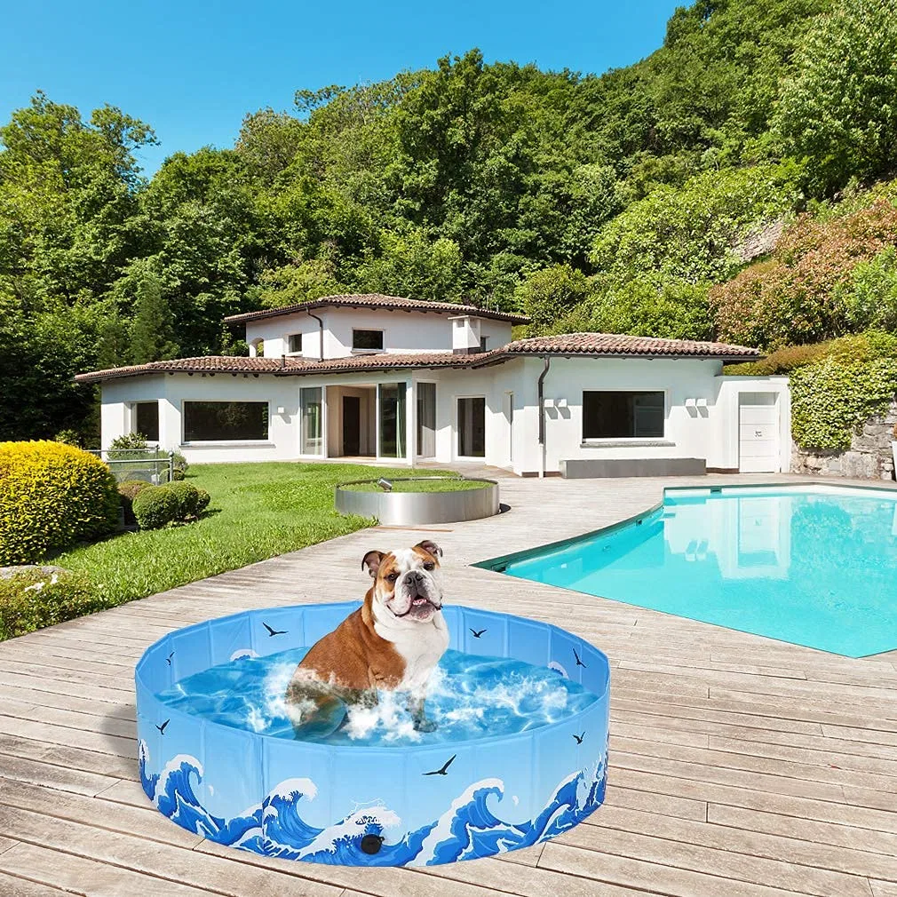 Piscine pour barbotage imperméable et résistante de haute qualité pour animaux Barre à jouets pour enfants//