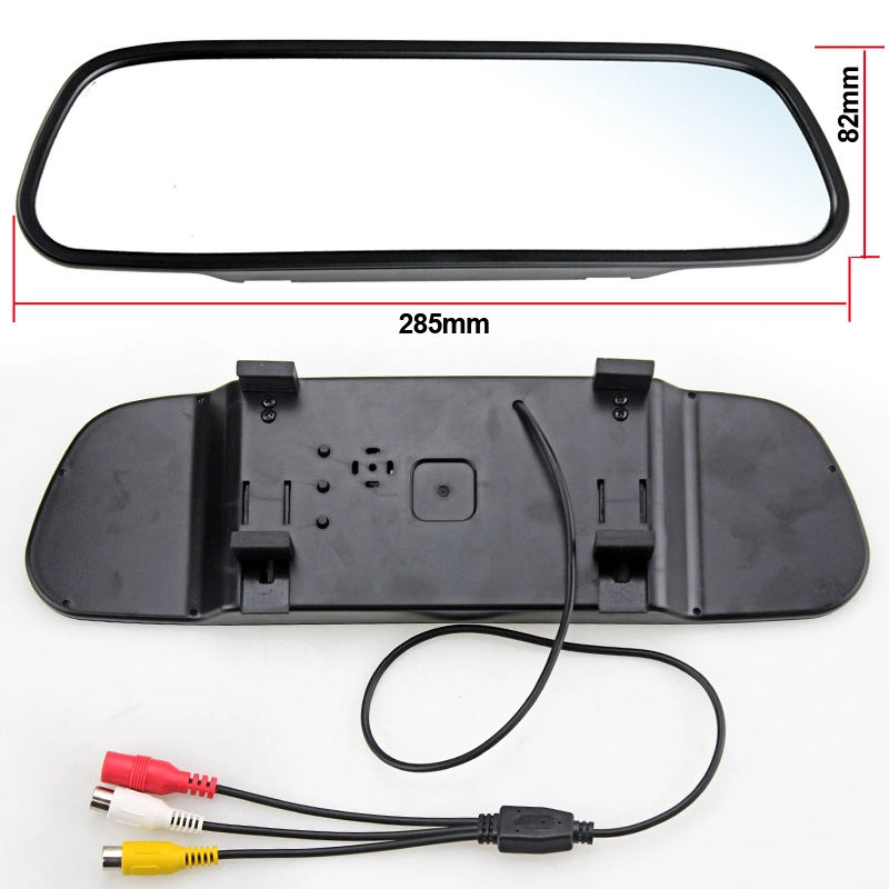 HD 5inch 800X480 TFT Car Mirror Monitor+Video Parking Radar Sensors