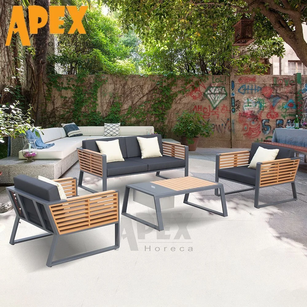 Custom Wholesale/Supplier Modern Garden Furniture Modular Waterproof Cushion Outdoor Sofa Set