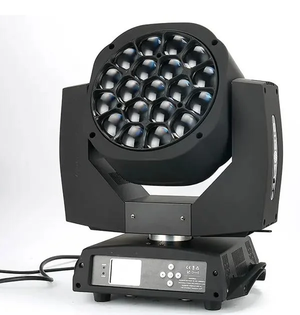 Bee Eye RGBW 19*15 واط Wash Zoom Beam LED Head المتحركة خفيف