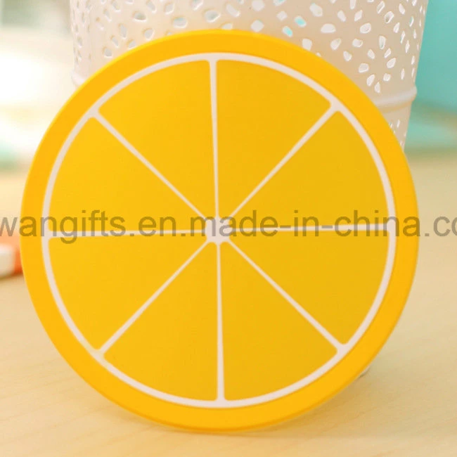 Wholesale/Supplier Fruit Shape Rubber Drink Coasters, Cup Coaster