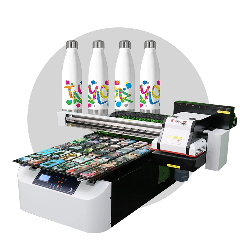 Heißer Verkauf tragbarer Drucker UV Flachbett-Drucker A1 Größe 6090 Für Visitenkarten-Banner-Druck UV-Digitaldrucker