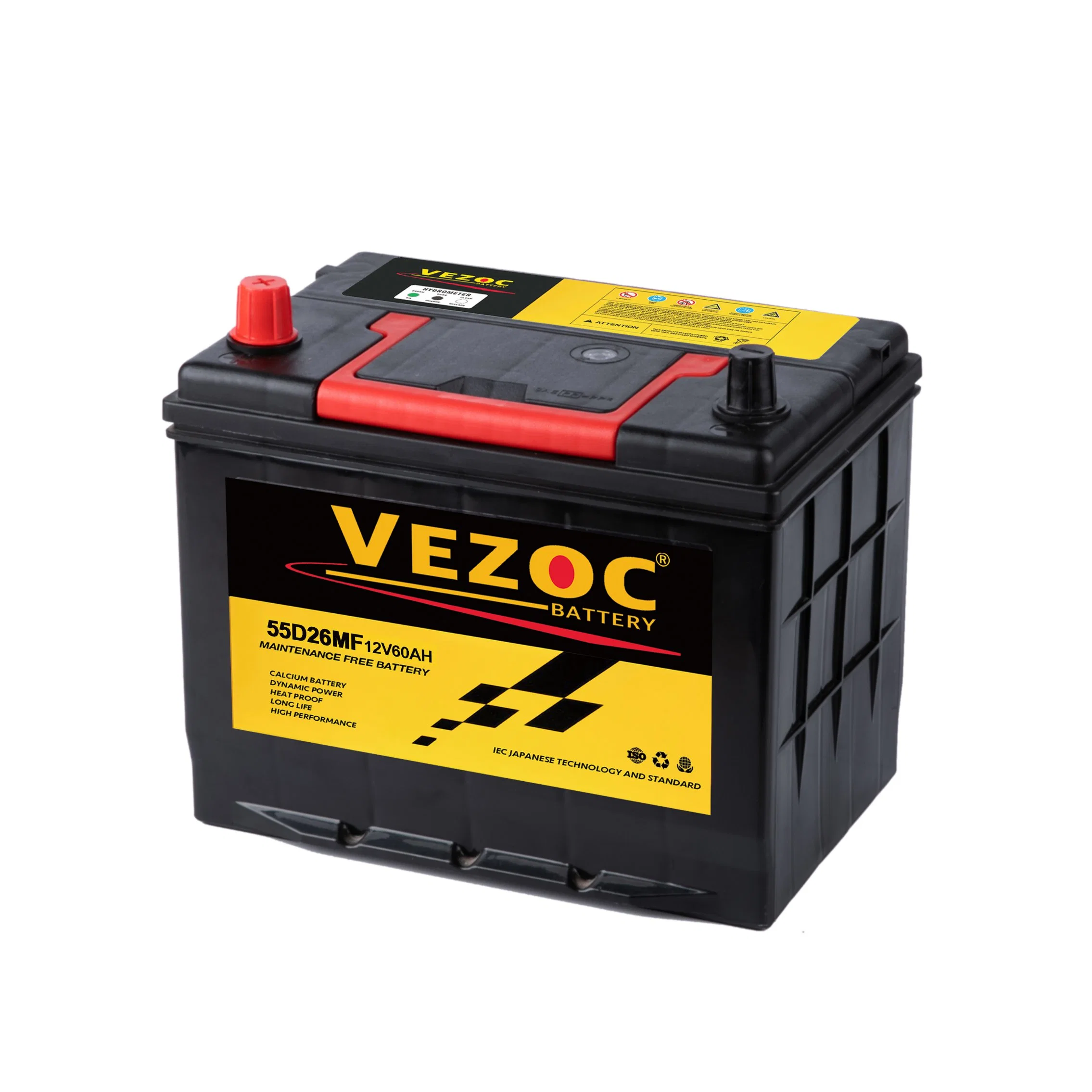 12V Maintenance Free Car Battery Factory Sealed Lead Acid Battery 12V60ah 55D26