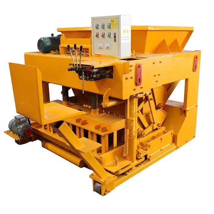 Egg Laying Hydraulic Block Making Machine Qtm6-25 Movable Concrete Block Making Machine Euroblock 12 Concrete Production Line