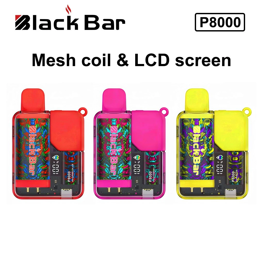 Mesh 8000 Puffs Bar LCD Screen Wholesale/Supplier Disposable/Chargeable Vape Pen