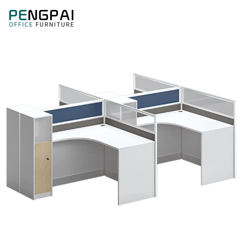 Pengpai 4 Personen Executive Office Schreibtisch Computer Büro Arbeitsplatz Möbel Partition