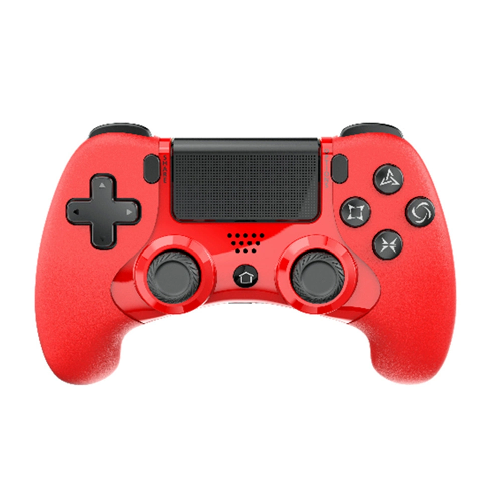 Comando sem fios de jogo por atacado personalizado de fábrica para choque duplo P4 Joystick do controlador de jogo para Console P4