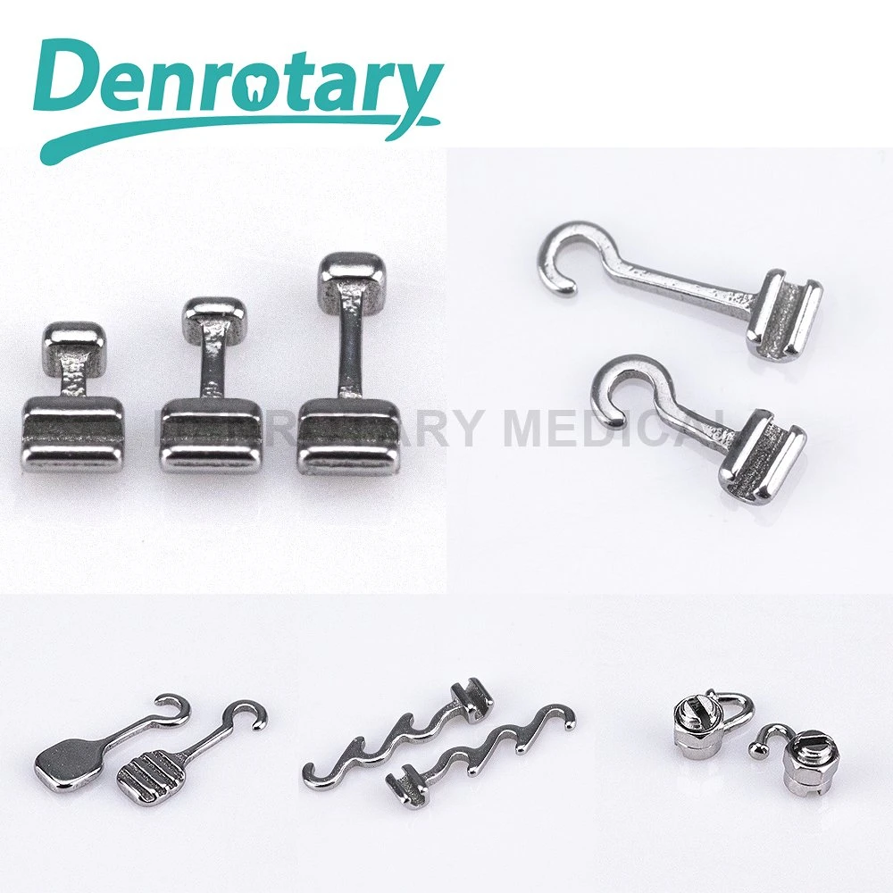 Bouton Denrotary Orthodontie linguale Bondable dentaire de la charnière de la langue Tamer