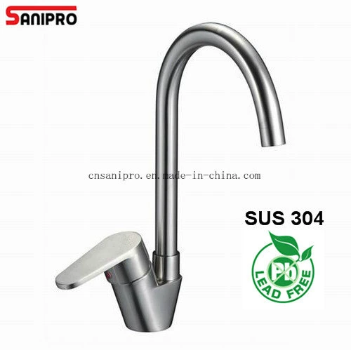 Sanipro Stainless Steel Single Handle Kitchen Mixer